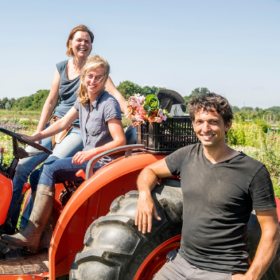 Boeren op het veld